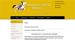 Desktop Screenshot of americanhorseschool.org