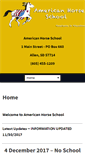 Mobile Screenshot of americanhorseschool.org